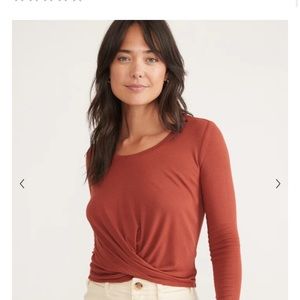 Marine Layer twist-front tee (Lexi)